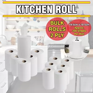 72 Rotoli Cucina Centrefeed 2 Strati Carta Asciugamani Pulizia Casa Pulizia Fazzoletto - Foto 1 di 18