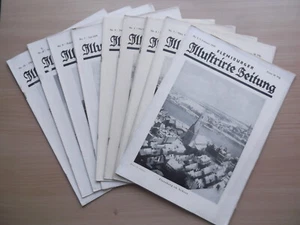 Flensburg, 9 Hefte "Flensburger Illustrierte Zeitung", von 1929. - Bild 1 von 8