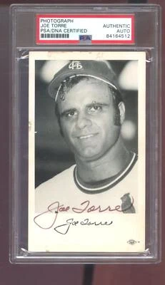 Joe Torre Signed Autographed Autograph Auto PSA/DNA Baseball Photograph Photo - Image 1 of 2