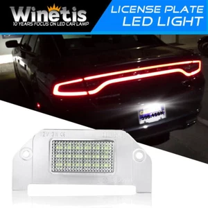 White SMD LED License Plate Light Lamp For Dodge Charger Challenger/Chrysler 300 - Picture 1 of 12