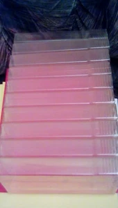 (10) Video Tape VHS Hard Plastic Squeeze & Shake Protective Storage Slip Cases - Picture 1 of 8