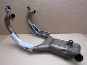 Moto Guzzi V85 TT Centenary 2021 exhaust manifold with heat shield (11000) - Picture 1 of 11