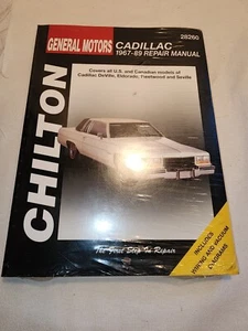 N Chilton's General Motors Cadillac 1967-89 Repair Manual #28260 Part # 8587 EUC - Bild 1 von 8