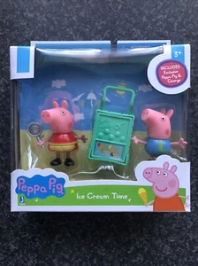 Mini juego de figuras Peppa Pig & George Ice Cream Time - Peppa Pig And George nuevo - Imagen 1 de 3