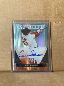 Alex Hassan 2011 Panini Donruss Elite Extra Edition Auto /763 P-17