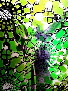 Ángel Pintura Abstracta Sobre Lienzo Almizcle Yai 8x10 Lienzo - Imagen 1 de 4