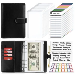 Budget Binder Budget Binder with Zipper Envelopes Cash Envelopes for Budgetin... - Picture 1 of 7