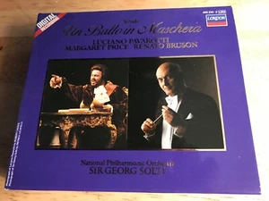 Verdi: Un ballo in maschera [1982-83 Recording] (CD, Apr-1985, 2 Discs, London) - Picture 1 of 1