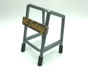 Persona vieja OAP Caminar / Zimmer Marco Decoración de Pasteles Broma Prop / Zimmer - Imagen 1 de 6