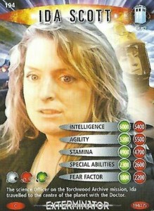 DOCTOR WHO : BATTLES IN TIME TRADING CARD : IDA SCOTT : CARD # 194  ~