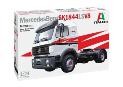 Italeri 3956 Mercedes Benz Sk 1844 Ls V8 Trattore Unità 1:24 Scala Plastica Kit - Immagine 1 di 4