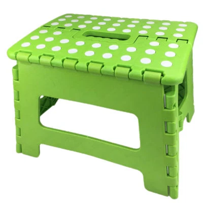 Home Folding Step Stool For Kids Adults  9" Heavy Duty Plastic Stool W/ Handle - Image 1 of 4