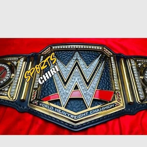 world heavyweight championship  Replica title Belt 6mm fast ship - Image 1 of 3