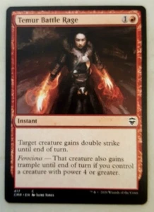 1x Temur Battle Rage Commander Legends Magic the Gathering MTG NM - Picture 1 of 1