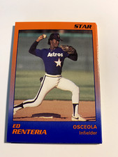 ED RENTERIA 1989 Star Osceola Astros FREE SHIP
