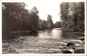 Thornapple River Hastings Michigan Eaton County Grand RPPC Real Photo Postcard - Picture 1 of 5