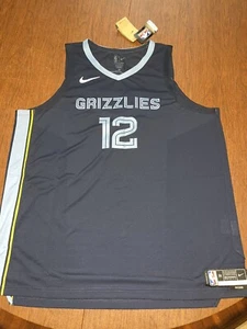 Ja Morant Memphis Grizzlies Icon Edition Authentic Jersey Sz 58 3xl - Picture 1 of 11
