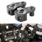 Reliable Motorcycle HandleBar Fat Bar Mount Clamps Riser Easy to Install Alloy