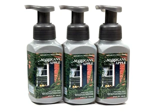 NEW 3 BATH & BODY WORKS MAHOGANY APPLE GENTLE FOAMING HAND SOAP WASH 8.75 FL OZ - Picture 1 of 3