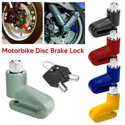 Motorcycle Scooter Heavy Duty Steel Lock Wheel Disc Brake Lock Choose Colour - Image 1 of 4