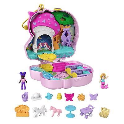 Polly Pocket Unicorn Forest Compact Doll Playset • 22.20£