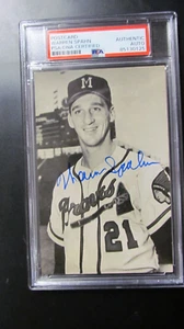 Warren Spahn signed Postcard PSA Certified - Picture 1 of 4
