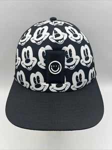 NEFF DISNEY MICKEY MOUSE Negro Blanco Gorra Snapback Ajustable Trucker Hat - Imagen 1 de 8