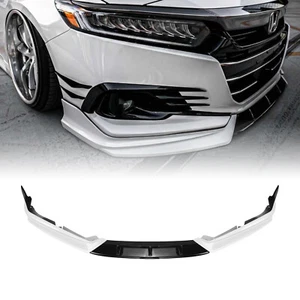 Labio divisor de alerón de parachoques delantero blanco 3 piezas para Honda Accord 2021-2022 YOFER - Imagen 1 de 15