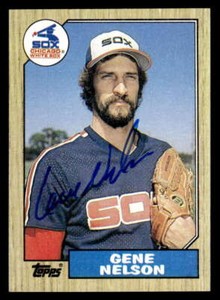 1987 Topps Gene Nelson Chicago White Sox #273 SIGNED AUTOGRAPH XA2377
