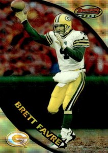 1997-98 Bowman's Best Jumbo Atomic Refractor #1 Brett Favre *5859