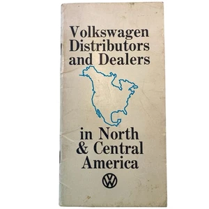 VOLKSWAGEN Distributors & Dealers in North & Central America Booklet Guide 1969 - Picture 1 of 4