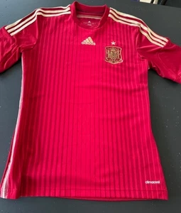 Camiseta de fútbol Adidas España Home roja talla pequeña roja (GR172) - Imagen 1 de 5