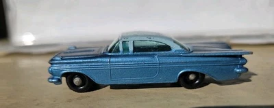 Matchbox Chevrolet Impala #57B vintage regular wheels black plastic wheels - Image 1 of 4