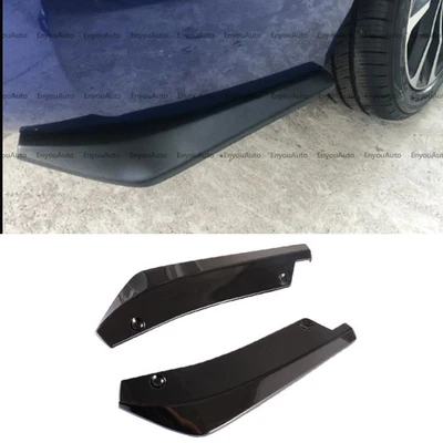 For Mercedes-Benz S450 S500 Rear Bumper Lip Splitter Diffuser Glossy Black Foto 1 de 4