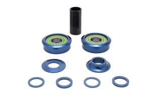 THEORY BMX AMERICAN BOTTOM BRACKET KIT SEALED BEARINGS OLD SCHOOL - DARK BLUE - Picture 1 of 1