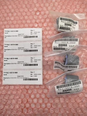 BANDEJA DE RODILLOS DE ALIMENTACIÓN HP RL1-0019 4200/4300 1-(LOTE DE 4 PIEZAS.) Foto 1 de 4