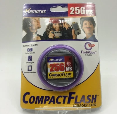 Vintage Memorex 256 MB CompactFlash Memory Card (3250-1256) - Image 1 of 2