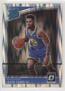 2018-19 Panini Donruss Optic Rated Shock Prizm Jacob Evans III #178 Rookie RC