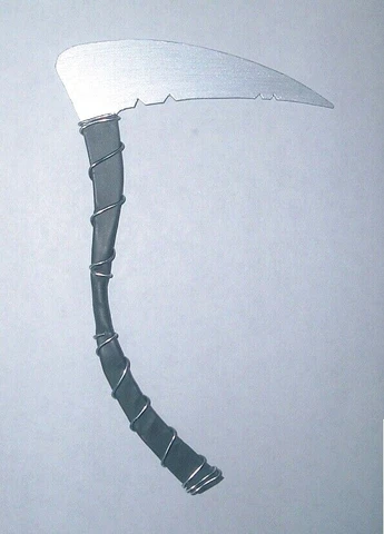 ThunderCats - MONGOR Demon Satyr Hand Made Toy SCYTHE Weapon - Original Gray NEW Cover