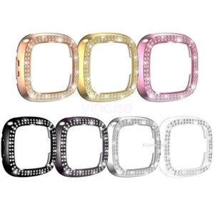 NEW Bling Pc Watch Cover Screen Protector Frame Case For Fitbit Versa 4 /Sense 2 - Picture 1 of 11