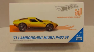 Hot Wheels ID '71 Lamborghini Miura P400 Series 1 Drawer Seal Broken, NIB - Imagen 1 de 2
