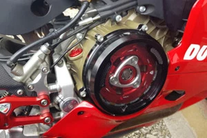 CARTER TRASPARENTE FRIZIONI OLIO CARBON CNC RACING DUCATI 955 PANIGALE V2 - Foto 1 di 3