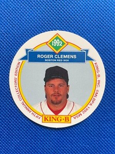 1992 King-B 5th Annual Collector's Edition Discs Roger Clemens Boston Red Sox #9