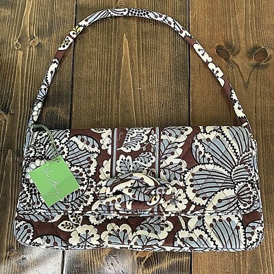 VERA BRADLEY Knot Just A Clutch Slate Blooms Shoulder Bag - Image 1 of 4