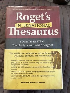 Roget's International Thesaurus Fourth Edition 1977 Hardcover - Picture 1 of 7