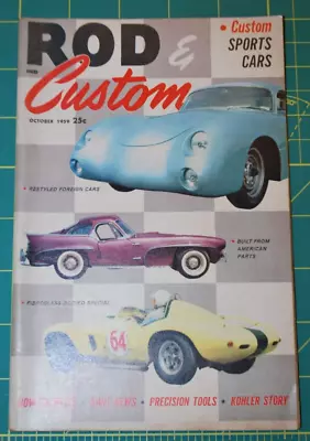 Rod & Custom Magazine - October 1959 - Custom Sport Cars - Image 1 of 4