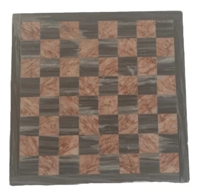 VTG Marble Chess Board Trivet Tile Game Room Man Cave Kitchen Home Decor 7.5”MCM - Image 1 of 4
