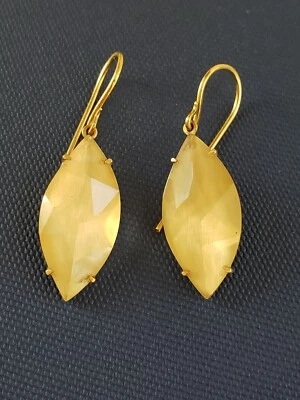 Sydney Evan 18K Yellow Gold Citrine Earrings - Image 1 of 4