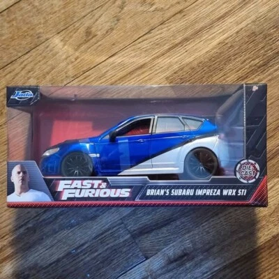 Brian's Subaru Impreza WRX STI die cast 2020 Jada Toys new in box - Image 1 of 4