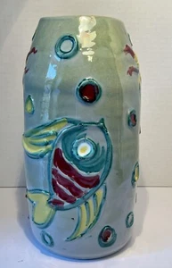 vintage italian pottery vase - Picture 1 of 6